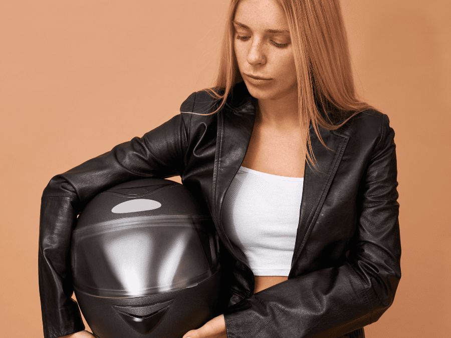 bande réfléchissante casque moto